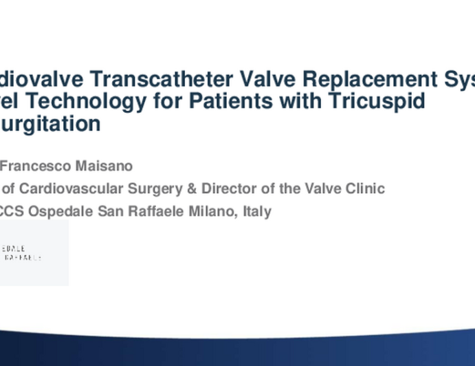 Cardiovalve TTVR System; a Novel Technology for Patients with Tricuspid Regurgitation