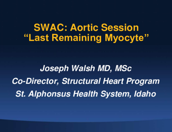 Last Remaining Myocyte: Emergency ECMO and Staged PCI + TAVR