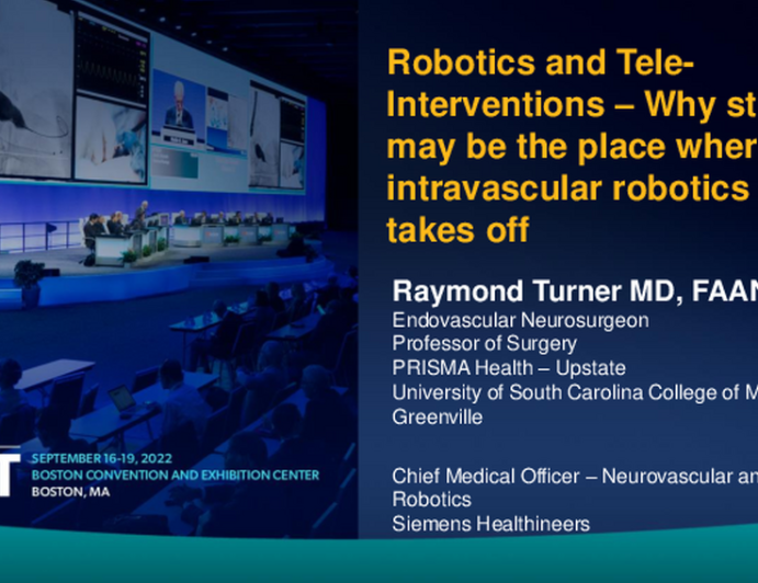 Robotics and Tele-Intervention: Why Stroke May Be the Place Where Intravascular Robotics Really Take Off