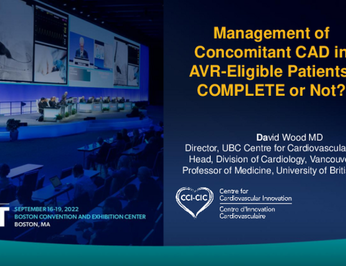 Management of Concomitant Coronary Disease in AVR-Eligible Patients – COMPLEAT or NOT?