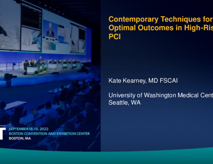 Contemporary Techniques for Optimal Outcomes in High-Risk PCI