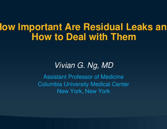 How Important are Residual Leaks and How to Deal With Them