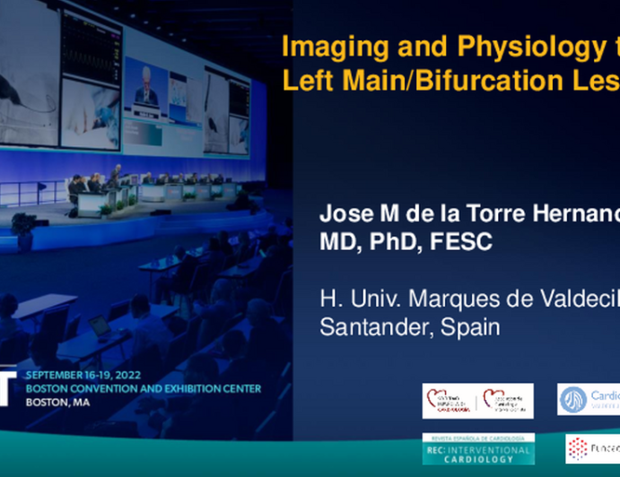 Imaging And Physiology To Treat Left Main Bifurcation Lesions Tctmd Imaging And Physiology To Treat Left Main Bifurcation Lesions Tctmd