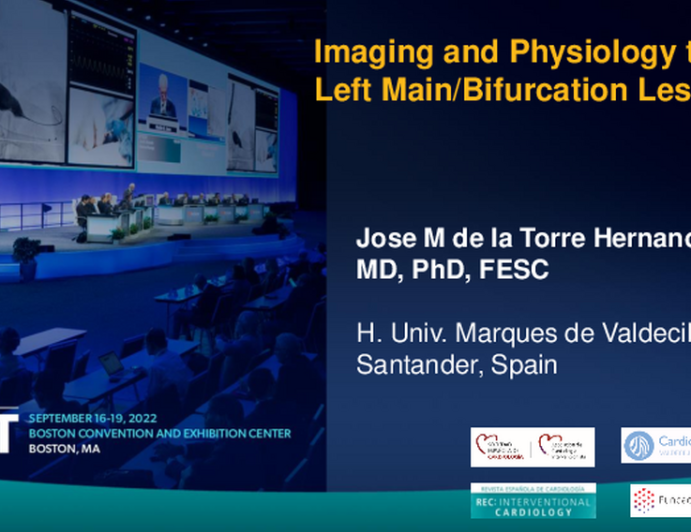 Imaging and Physiology to Treat Left Main/Bifurcation Lesions