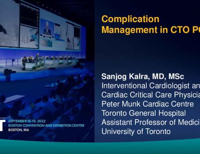 Managing Complications for CTO PCI