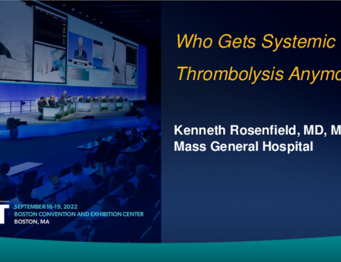 Who Gets Systemic Thrombolysis Anymore?