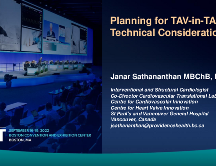 Planning for TAV-in-TAV: Technical Considerations