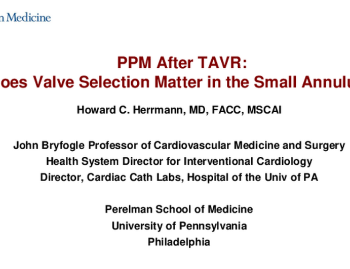 Patient Prosthesis Mismatch After TAVR – Does Valve Selection Matter in the Small Annulus?