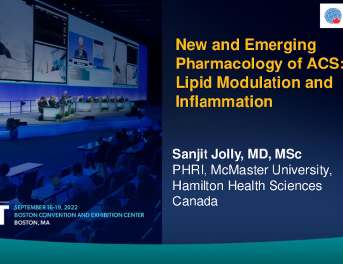 New and Emerging Pharmacology for ACS: Lipid Modulation and Anti-Inflammatory Agents