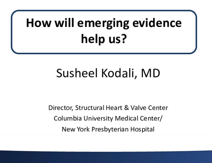 How Will Emerging Evidence Help Us?