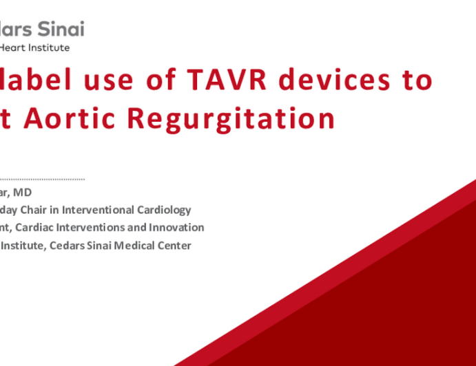 Tips and Tricks with Workhorse TAVR Devices