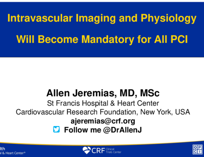 IVI & Physiology Will Become Mandatory for All PCI