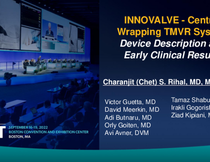 Central Wrapping Concept for TMVR (Innovalve): Device Description and Early Clinical Results