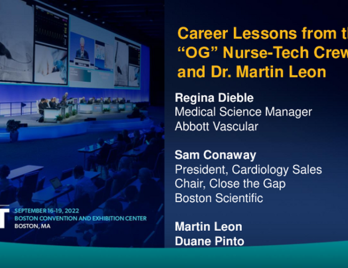 A Moderated Panel With The “OG” Nurse-Tech Crew And Dr. Martin B. Leon ...