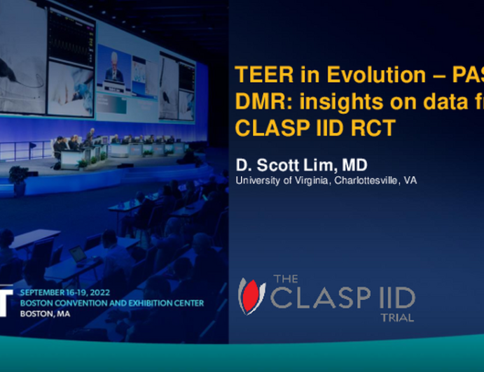 TEER in Evolution – PASCAL in DMR; insights on data from CLASP IID RCT