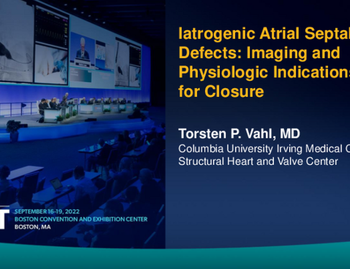 Iatrogenic Atrial Septal Defects: Imaging and Physiologic Indications for Closure