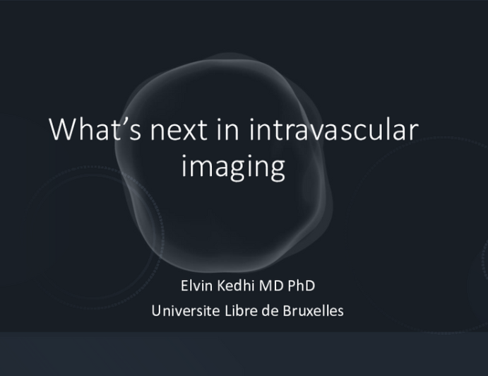 What's Next In Intracoronary Imaging? (Flash Lecture)