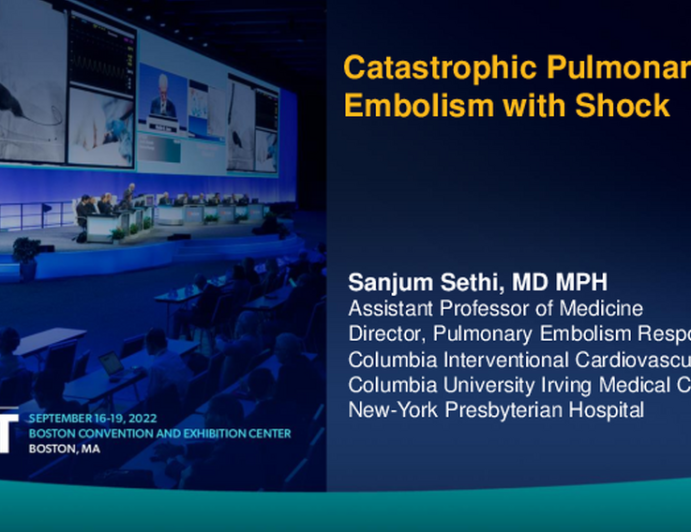 Case 1: Catastrophic PE With Shock