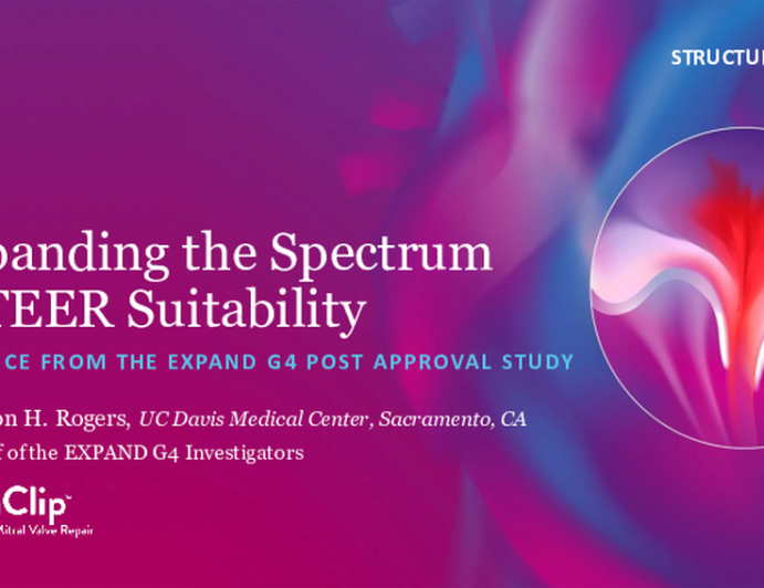 Expanding the Spectrum of TEER Suitability: Evidence from the EXPAND G4 Post Approval Study
