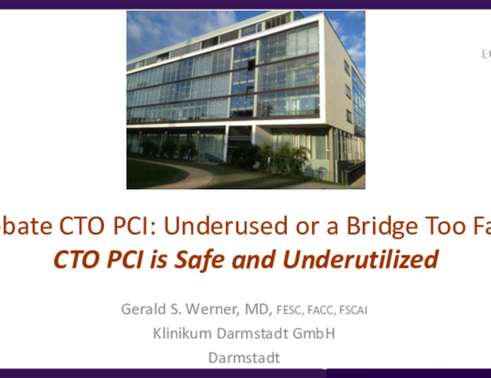 CTO PCI is  Safe and Underutilized