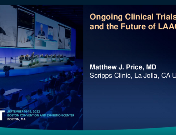 Ongoing Clinical Trials and the Future of LAAC