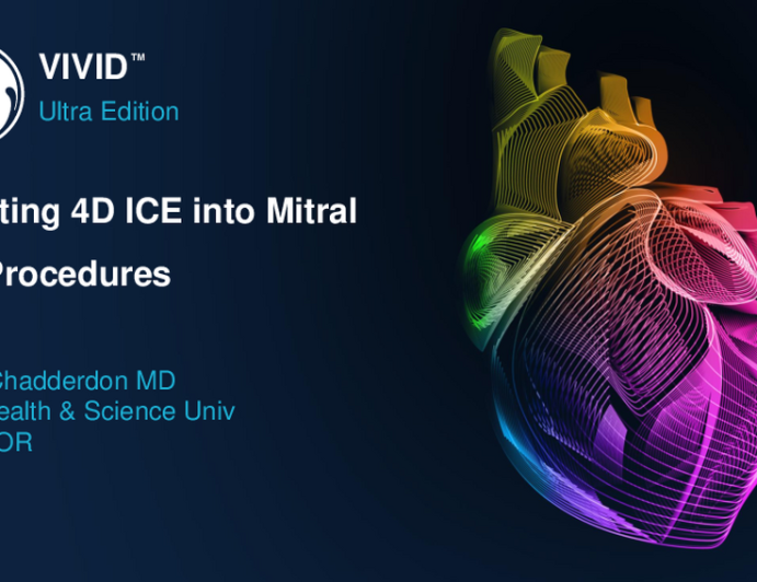 Integrating 4D ICE into Mitral Procedures