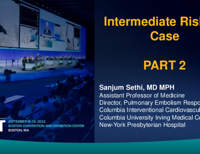 Intermediate-Risk PE Case (NewYork-Presbyterian/Columbia University Irving Medical Center): Case Intro