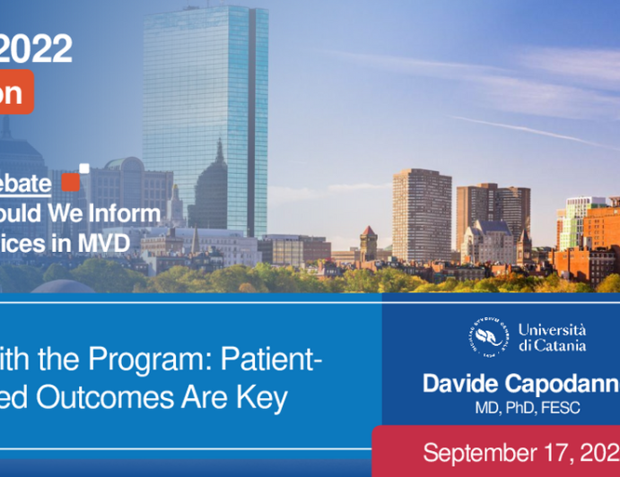 Get With the Program: Patient-Oriented Outcomes Are Key