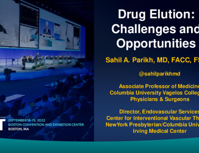 Drug Elution: Challenges and Opportunities