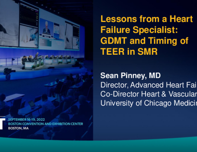 Lessons from a Heart Failure Specialist: GDMT and Timing of TEER in SMR