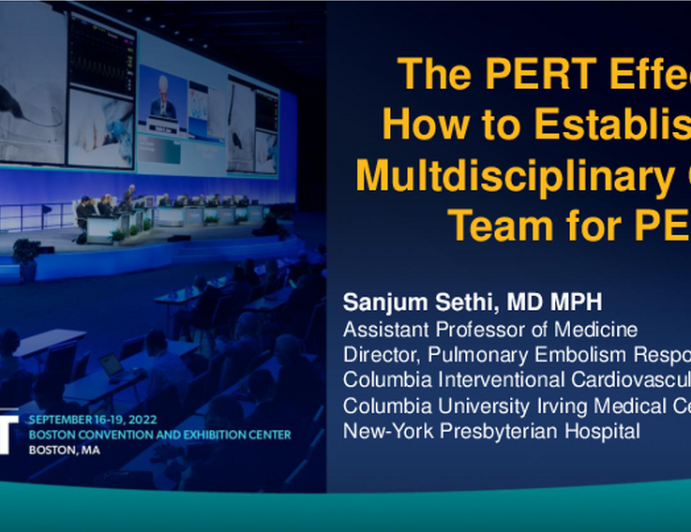 The PERT Effect: How to Establish a Multdisciplinary Care Team for PE