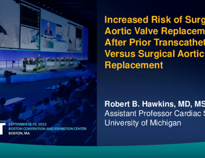 Increased Risk of Surgical Aortic Valve Replacement After Prior Transcatheter vs Surgical Aortic Valve Replacement