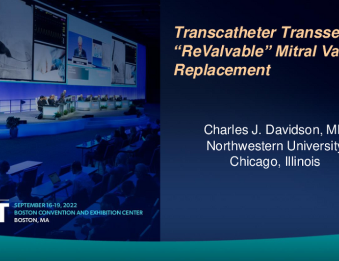 Modular Transcatheter Transseptal “ReValvable” Mitral Valve Replacement (ReValve): FIH Results