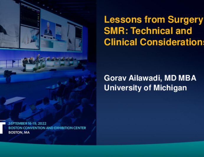 Lessons from Surgery in SMR: Technical and Clinical Considerations