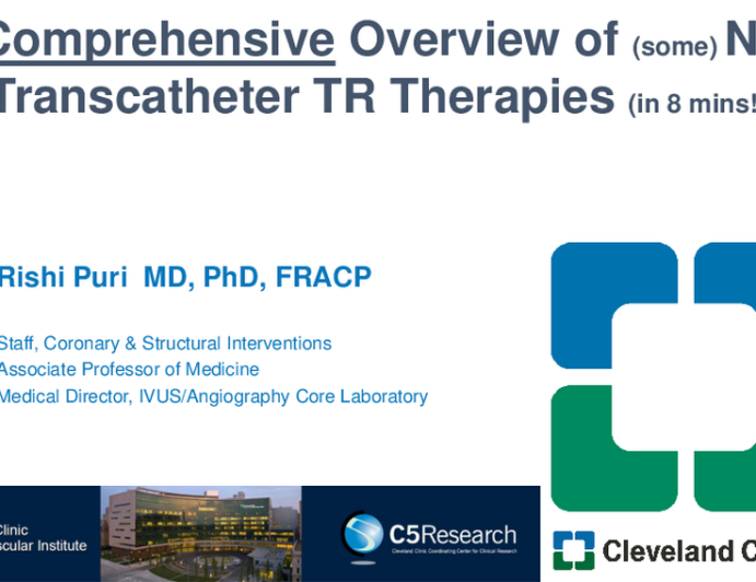 A Comprehensive Overview of New Transcatheter TR Therapies