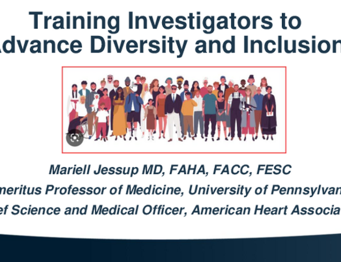 Training Investigators to Advance Diversity and Inclusion
