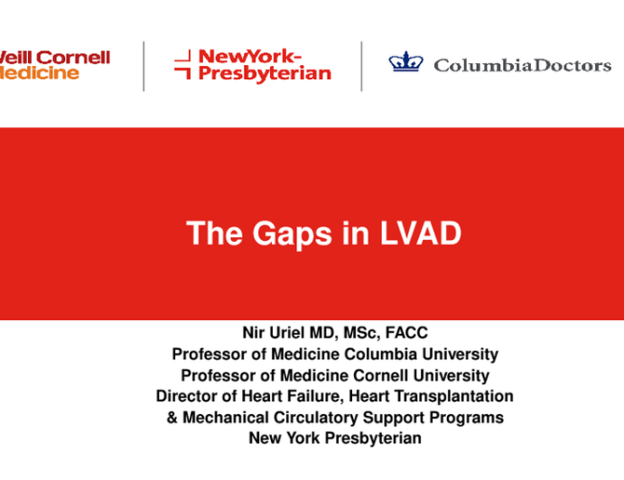 Gap in LVAD Therapy