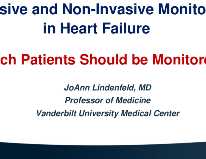 Which Heart Failure Patients Should Be Monitored?