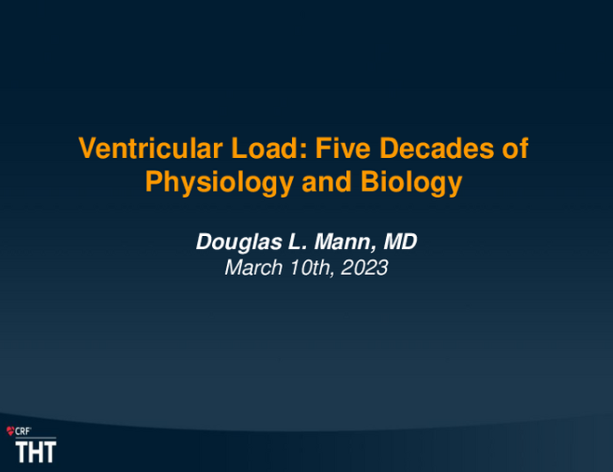 Ventricular Load:  Five Decades of Fundamental Cardiovascular Physiology and Biology