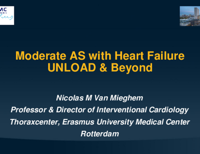 Moderate AS With Heart Failure: UNLOAD and Beyond