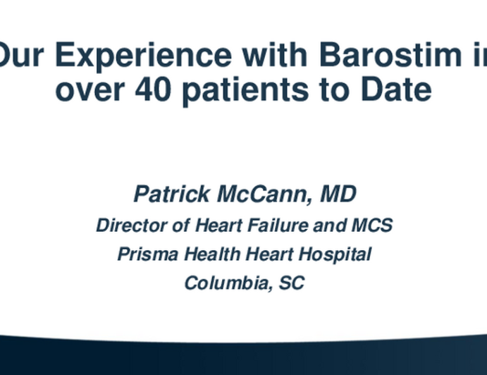 Incorporating Barostim into a Heart Failure Program