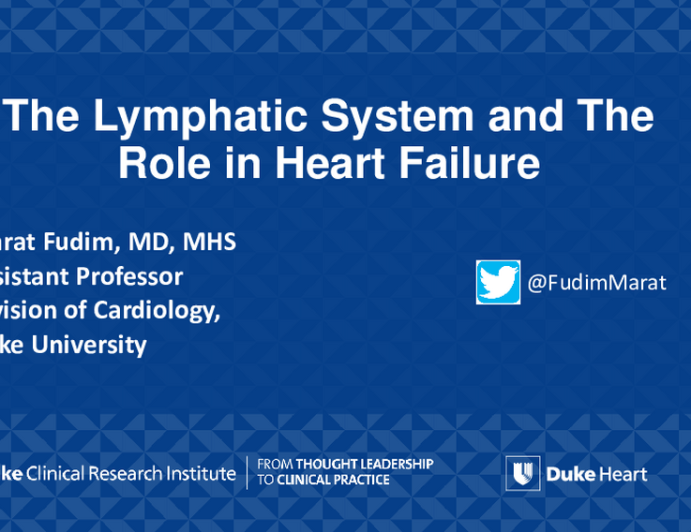 The Lymphatic System and The Role in Heart Failure