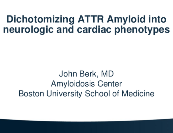 Dichotomizing ATTR-CA Into Neurologic and Cardiac Phenotypes Is So 2010..What Works For One Works For the Other