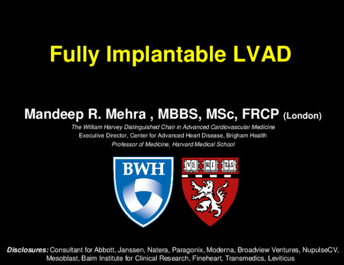 Fully Implantable LVAD