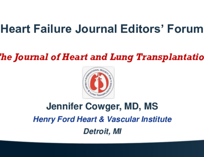 Journal of Heart and Lung Transplant