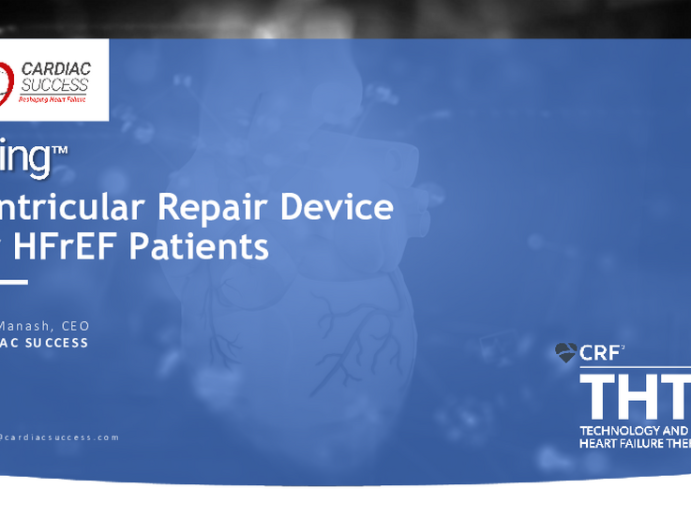 Vsling, A Left Ventricular Transcatheter Repair Device for HFrEF Patients