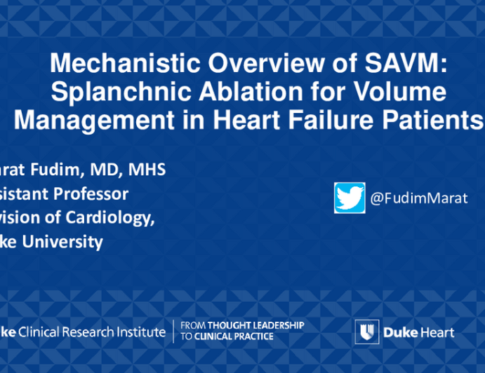 Mechanistic Overview of SAVM: Splanchnic Ablation for Volume Management in Heart Failure Patients