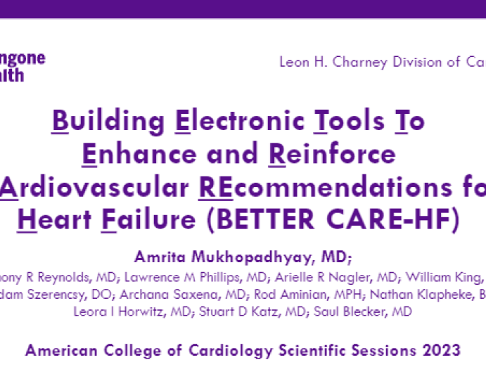Building Electronic Tools To Enhance and Reinforce Cardiovascular Recommendations for Heart Failure (BETTER CARE-HF)