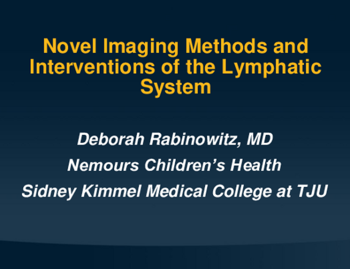Novel Imaging Methods And Interventions Of The Lymphatic System Tctmd Novel Imaging Methods And Interventions Of The Lymphatic System Tctmd