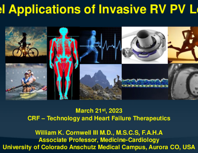Novel Applications of Invasive RV PV Loops